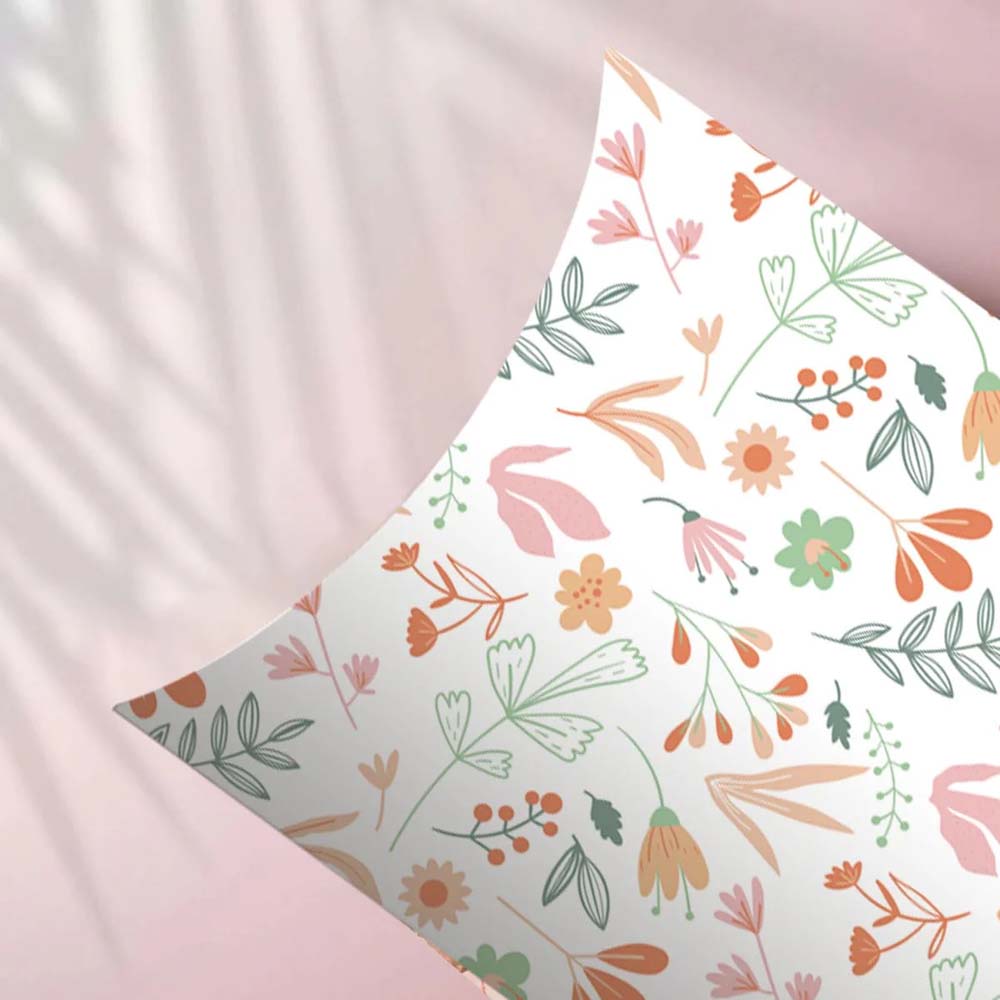 Floral Pillow Paper Gift Box, Set of 50
