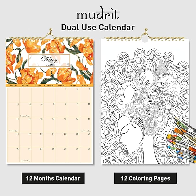 Exquisite Landscape Wall Calendar 2025