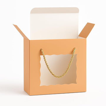 Peach Hamper Gift Boxes with Handles