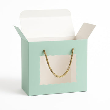 Sea Green Hamper Gift Boxes with Handles