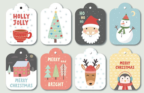 Gift Tags (160 pcs) with Jute Twine, Favor Hanging Tags for Christmas, Gifts, Presents : Large Size 3.5 x 2.5 inches