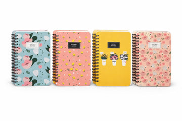 Pocket-Size Notepad Diary, Pack of 8