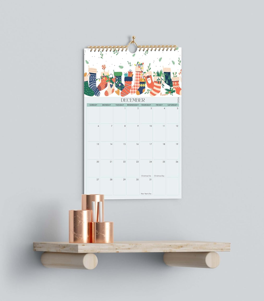 Exquisite Landscape Wall Calendar 2026