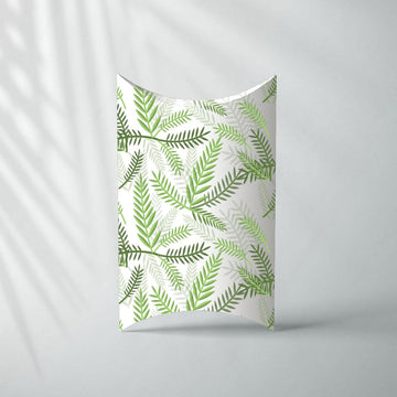 Green Pillow Paper Box, Set of 50