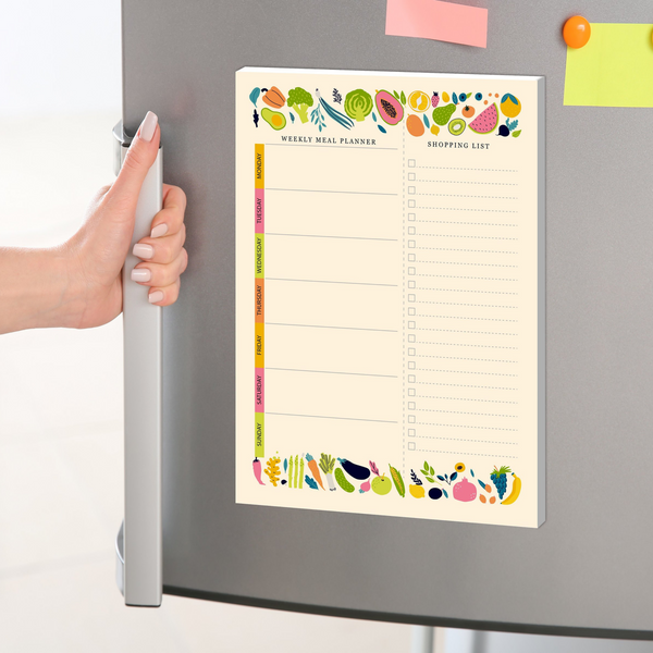 Magnetic Weekly Meal Planner Notepad