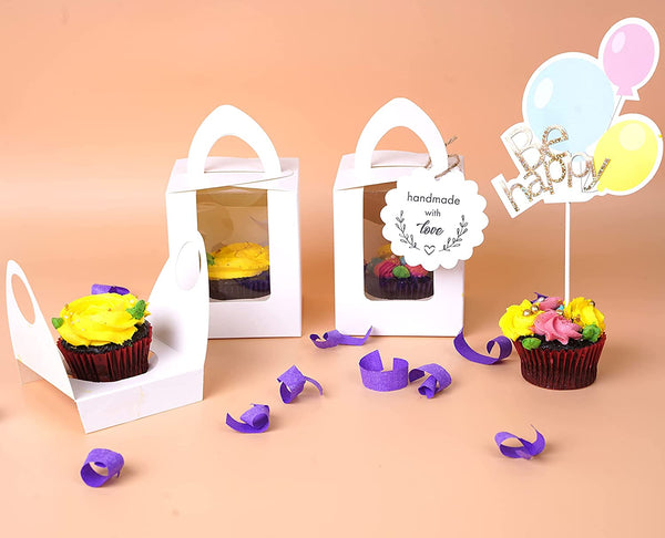 Cupcake Boxes - Single Carrier (Pack of 50)