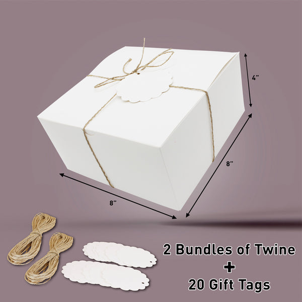 White Gift Boxes ( Pack of 20 )